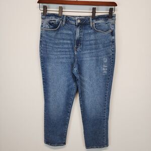 Sonoma Straight High Rise Vintage Style Jeans Size 18 34" Distressed Cotton